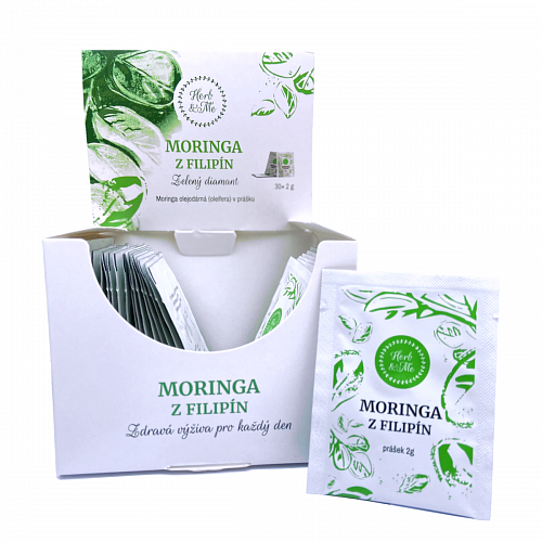 Moringa DRINK v prášku - Rychlejší metabolismus i hubnutí! 30 x 3 g sáčky