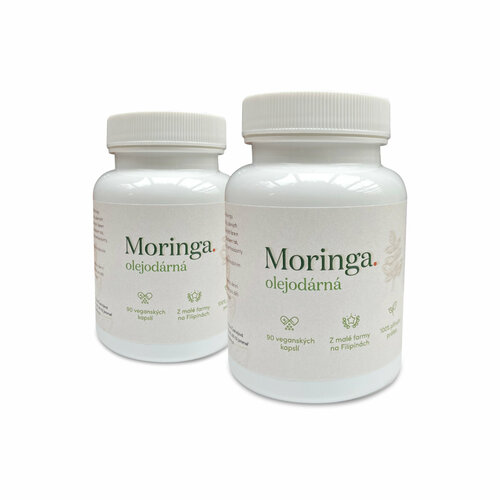 Moringa olejodárná - hubnutí (kúra 2 měsíce), 180 kapslí